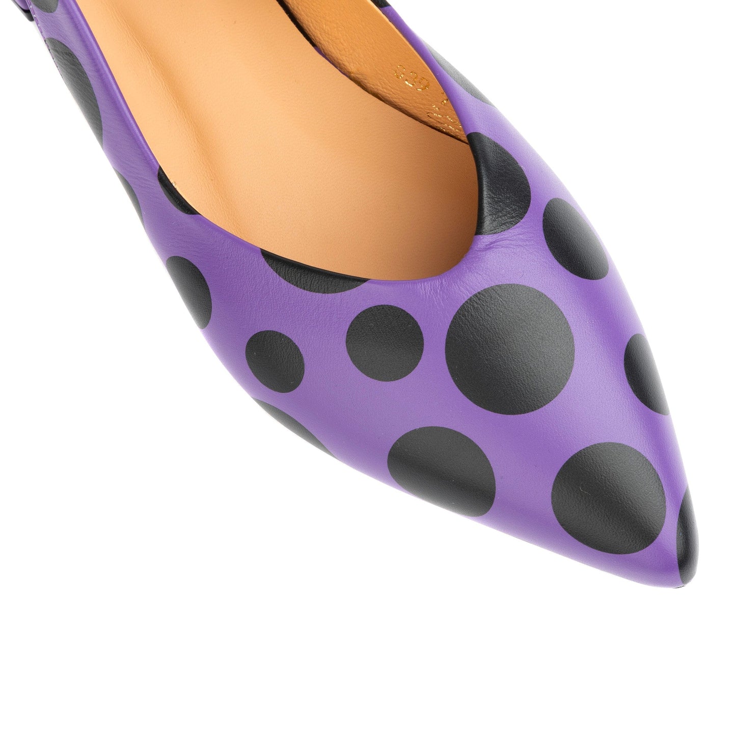 Holly - Black & Purple Polka Womens Sandals Embassy London 