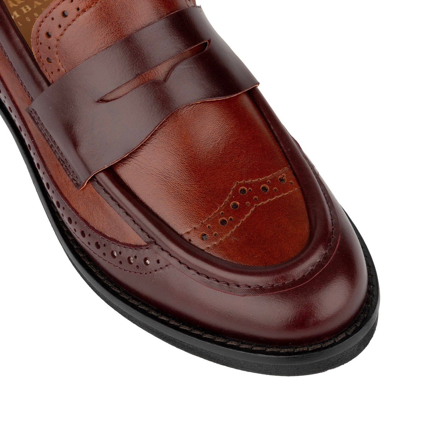 Angelina - Brown Mix Womens Loafers Embassy London 