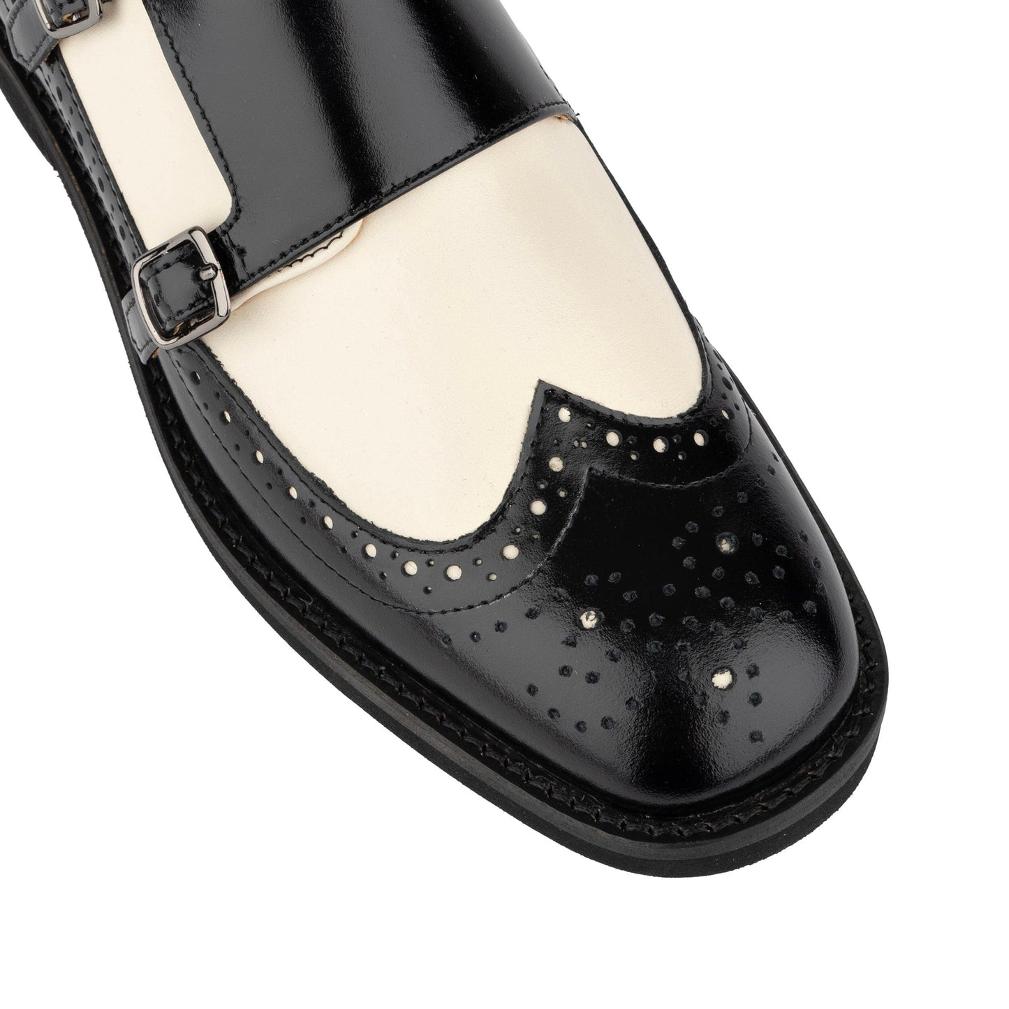 Windsor - Black & Cream Womens Shoes Embassy London 
