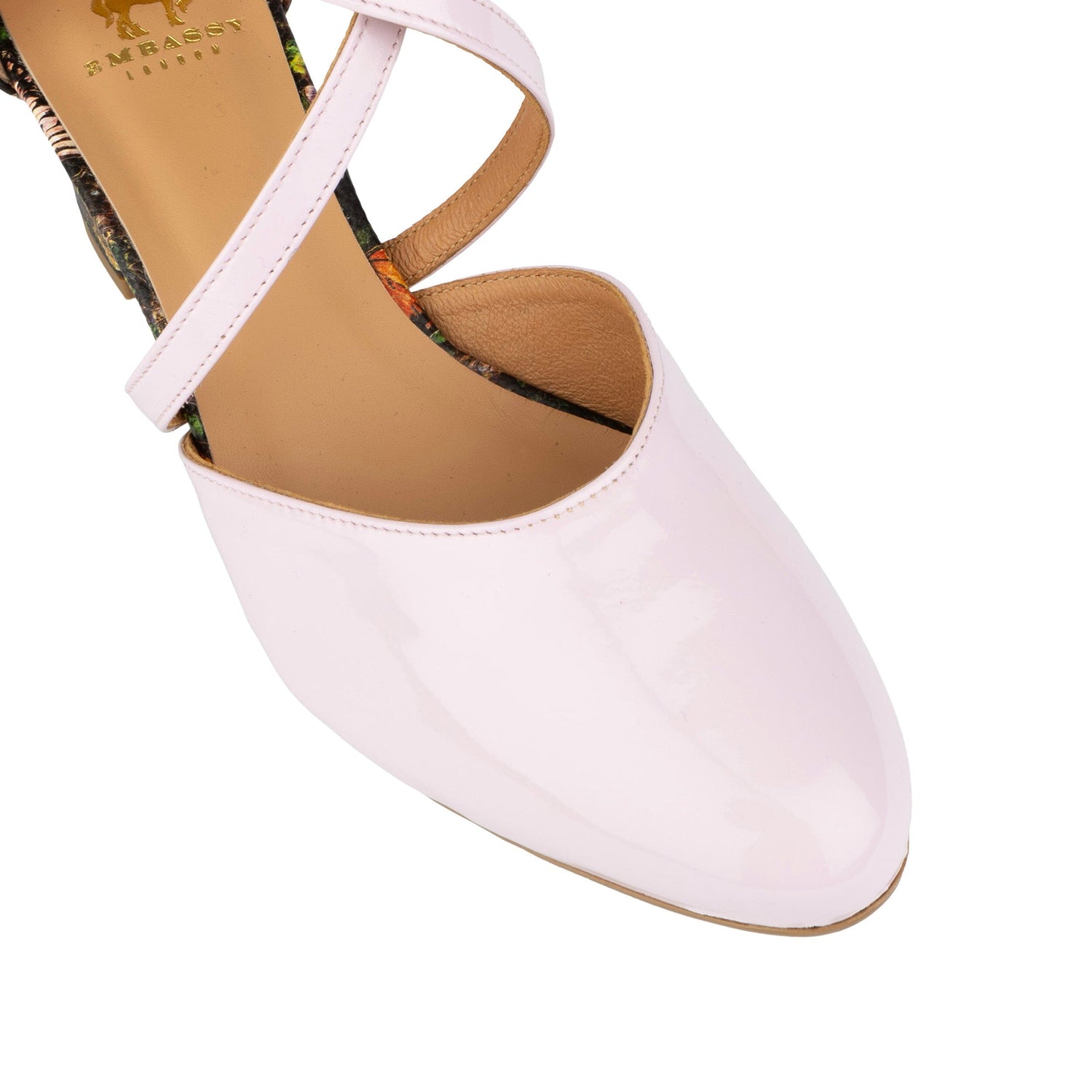 Danni - Light Pink & Butterfly Multi Womens Heels Embassy London 