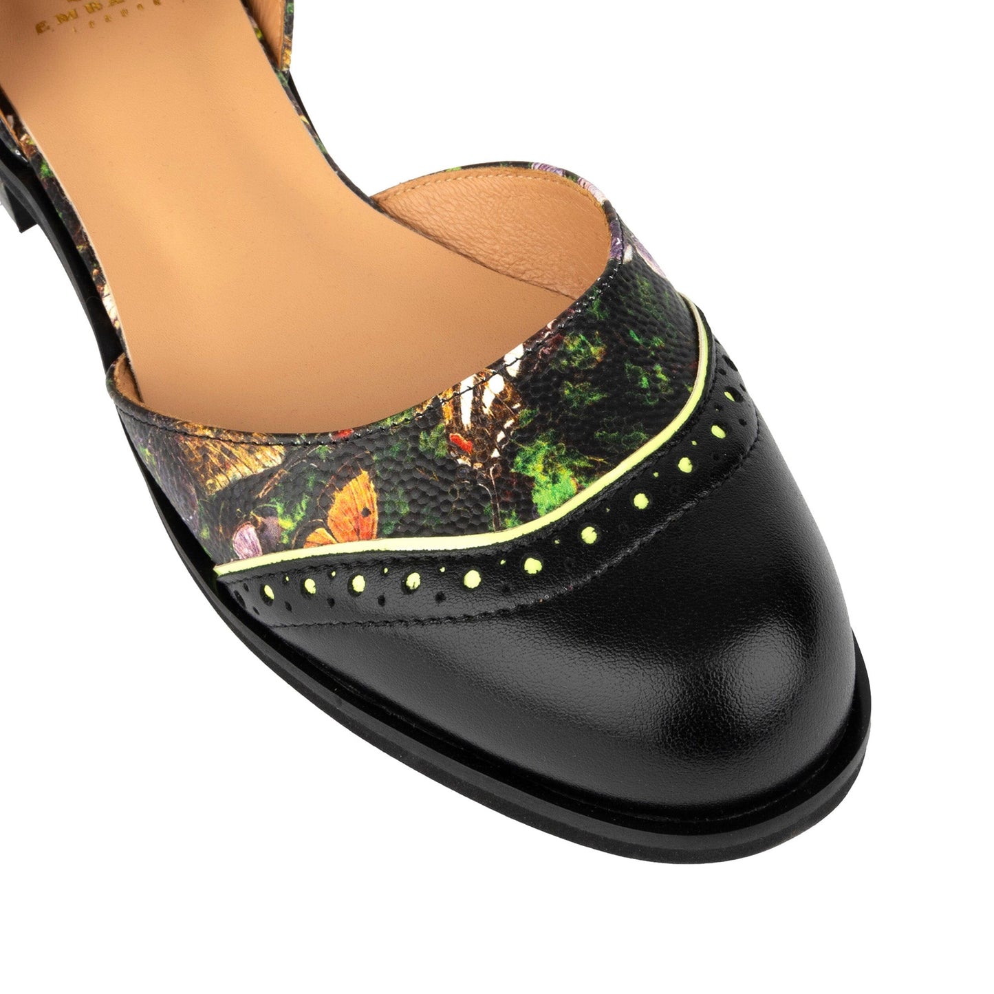 Gigot - Black & Butterfly Multi Womens Sandals Embassy London 