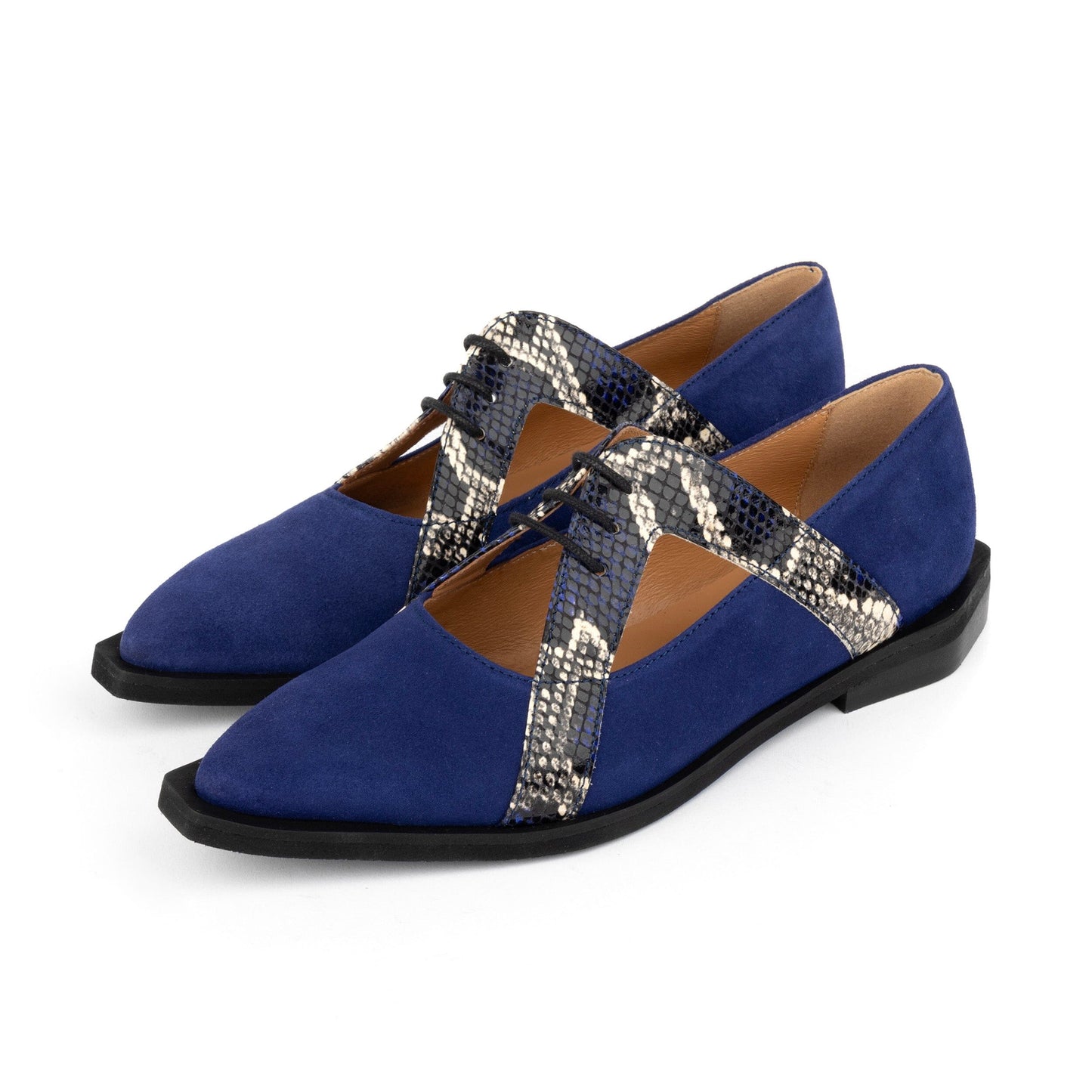 Harlowe - Blue Snake Womens Shoes Embassy London 