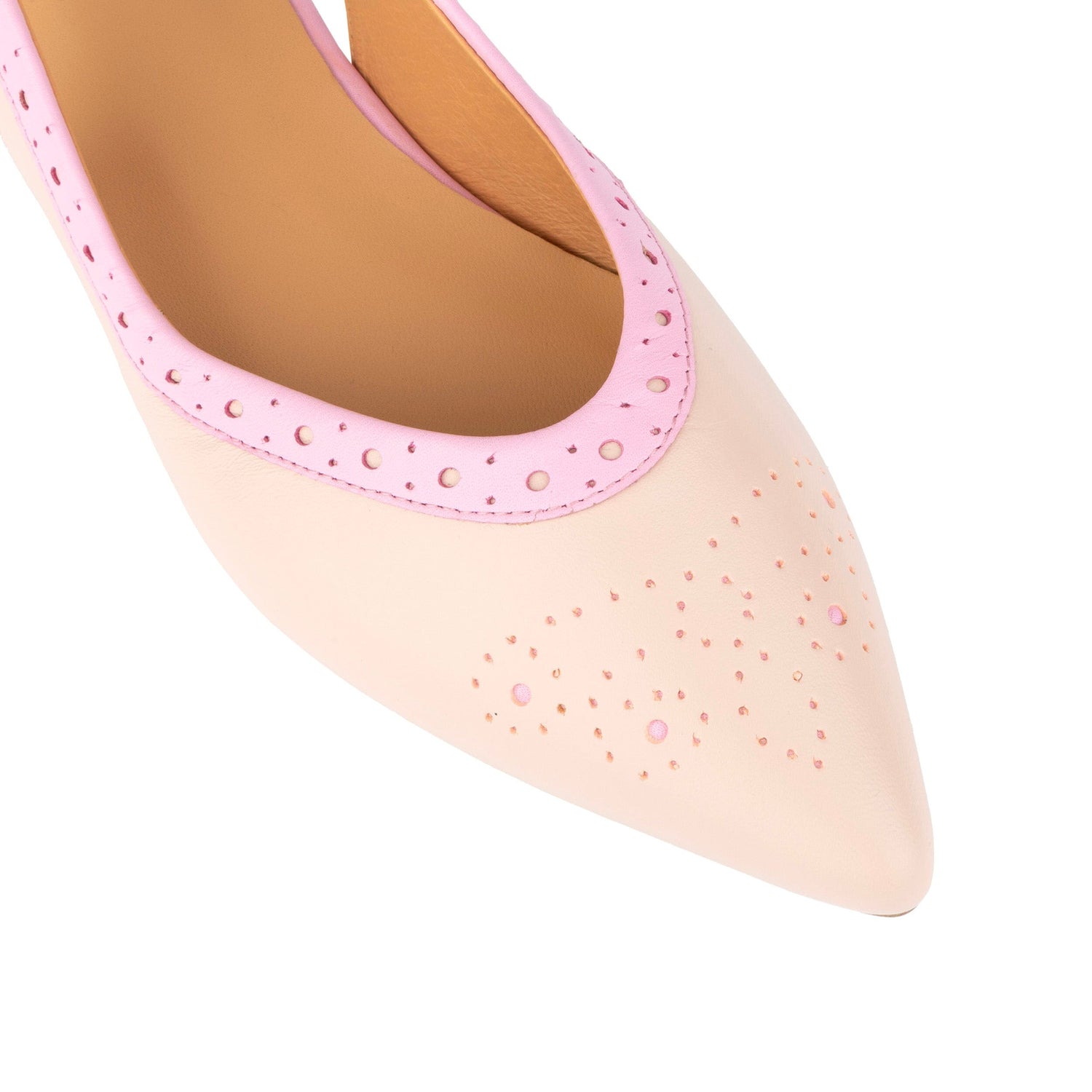 Holly - Pink & Cream Womens Sandals Embassy London 