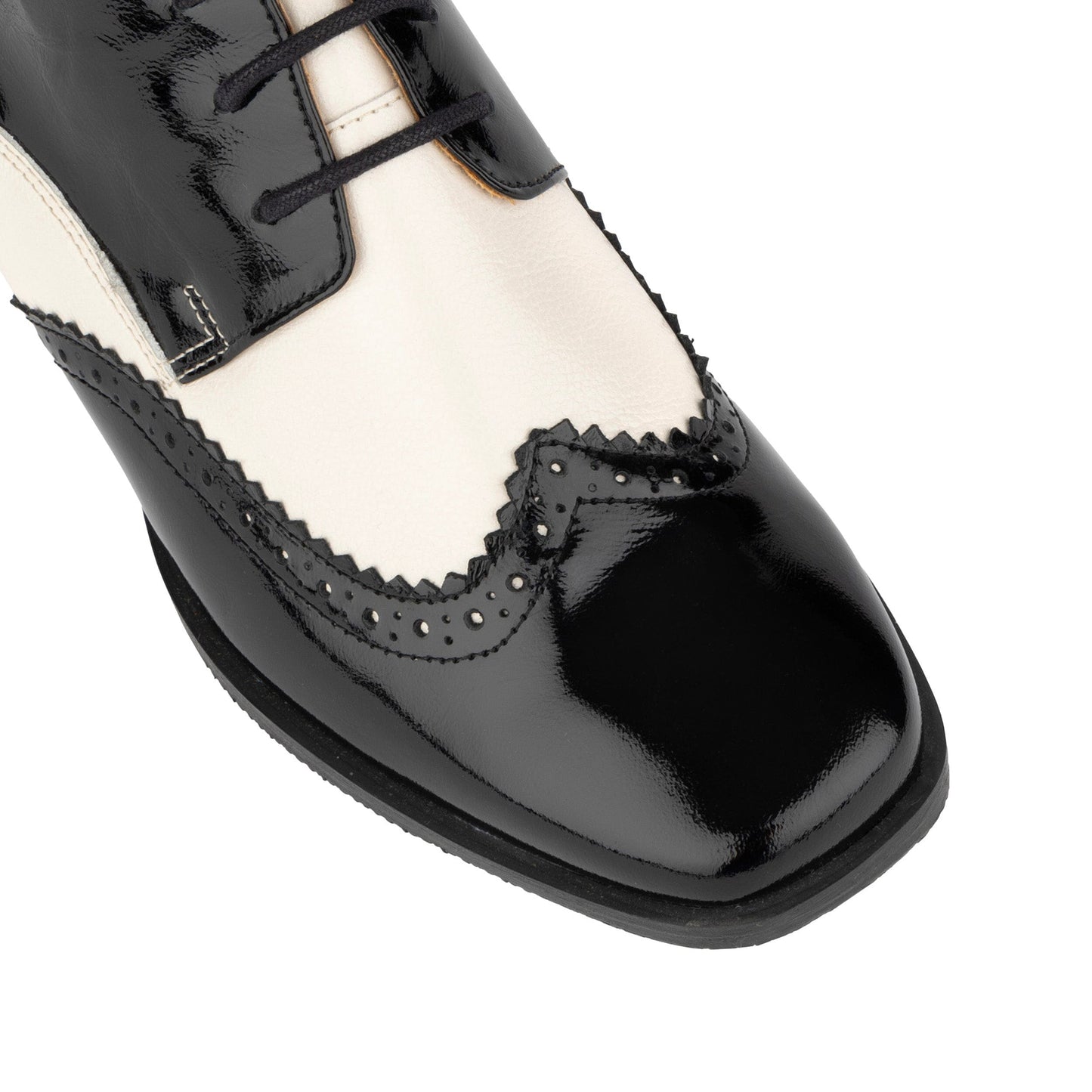 Ziggy - Black & White Womens Heels Embassy London 