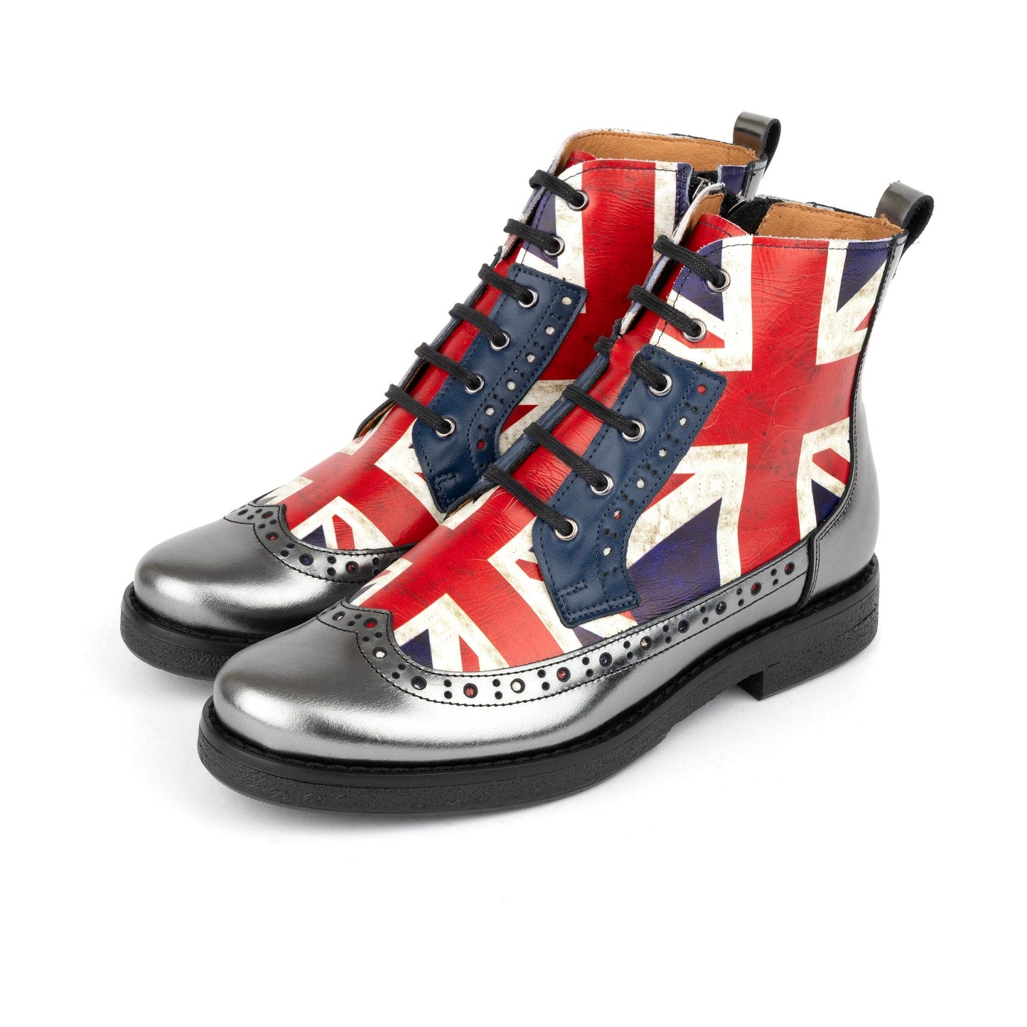 Hatter - Jubilee Chrome Ankle Boots Embassy London 