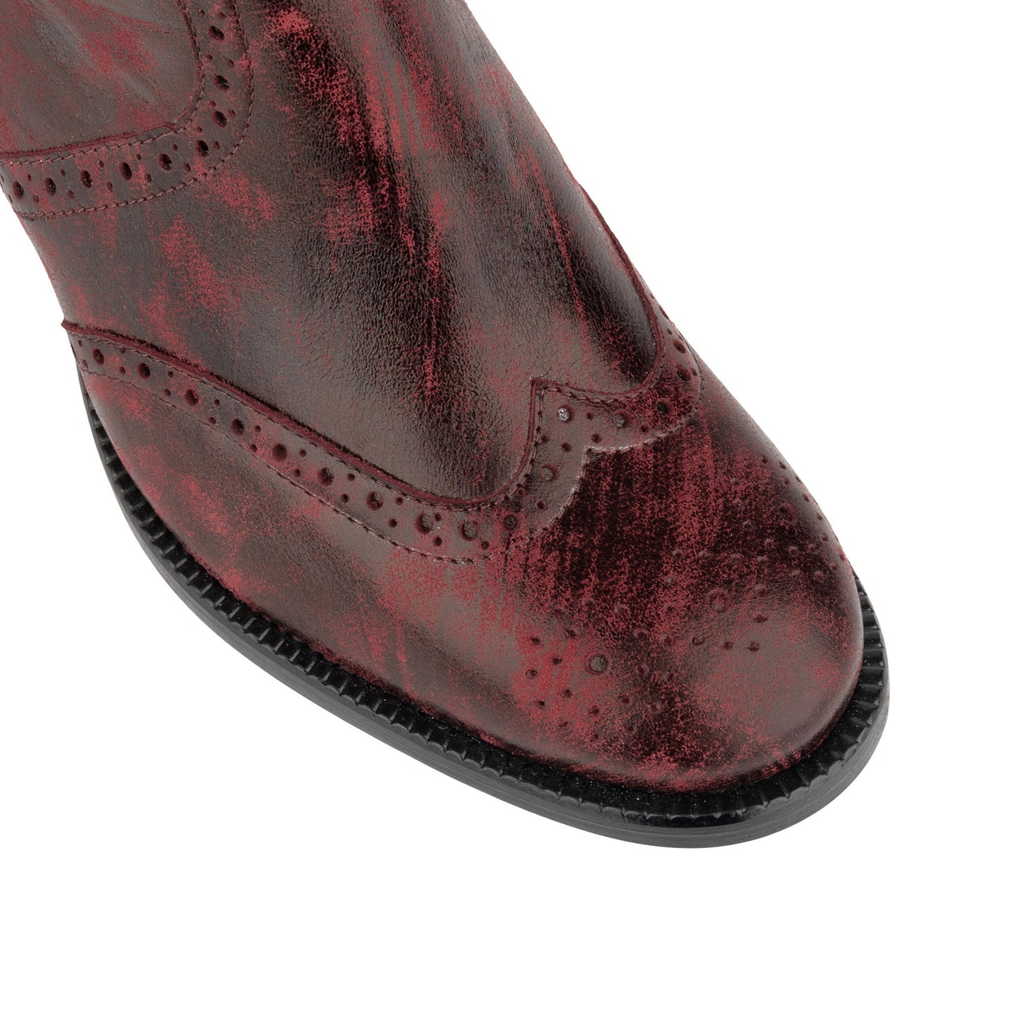 Chloe - Burgundy Womens Ankle Boots Embassy London 