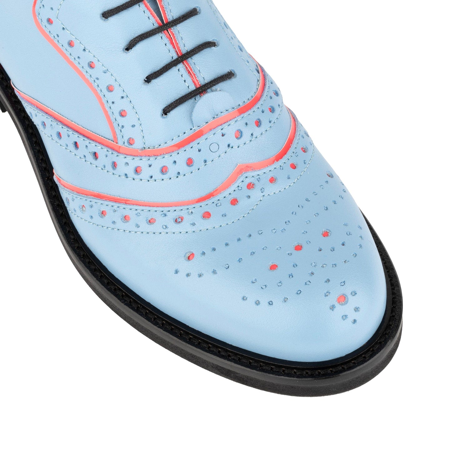 Brick Lane - Light Blue & Pink Womens Shoes Embassy London 