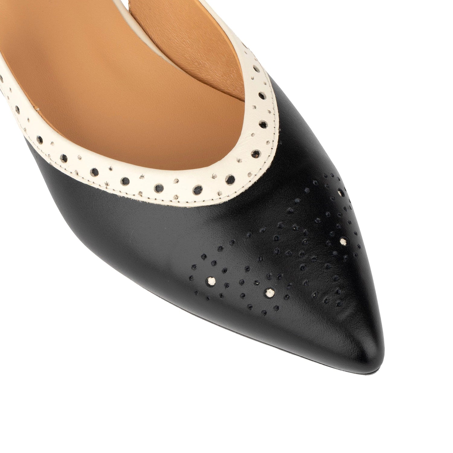 Holly - Black & Cream Womens Sandals Embassy London 