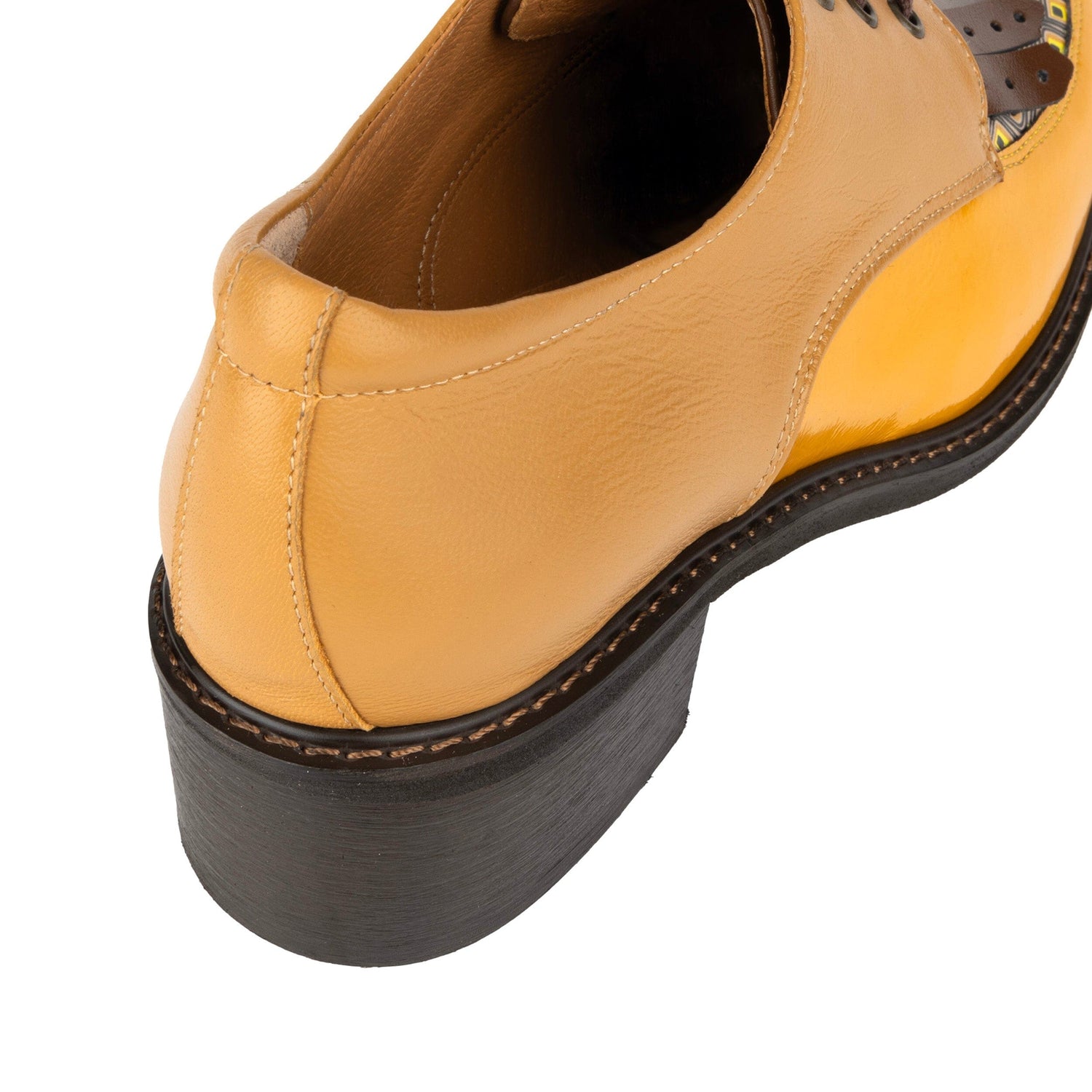 Women's Heeled Oxford Shoes Yellow Brown Embassy London Retro Tone Embassy London USA Women's Heeled Oxford Shoes Yellow Brown Embassy London Retro Tone Embassy London USA