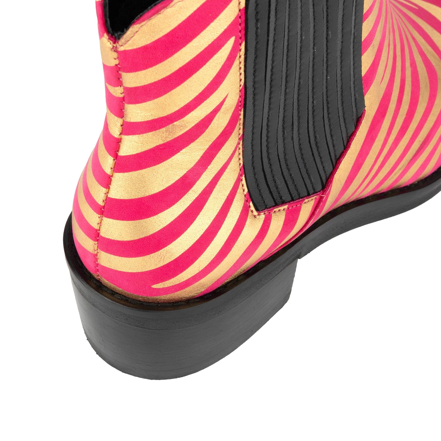 Texas - Pink & Gold Womens Ankle Boots Embassy London 