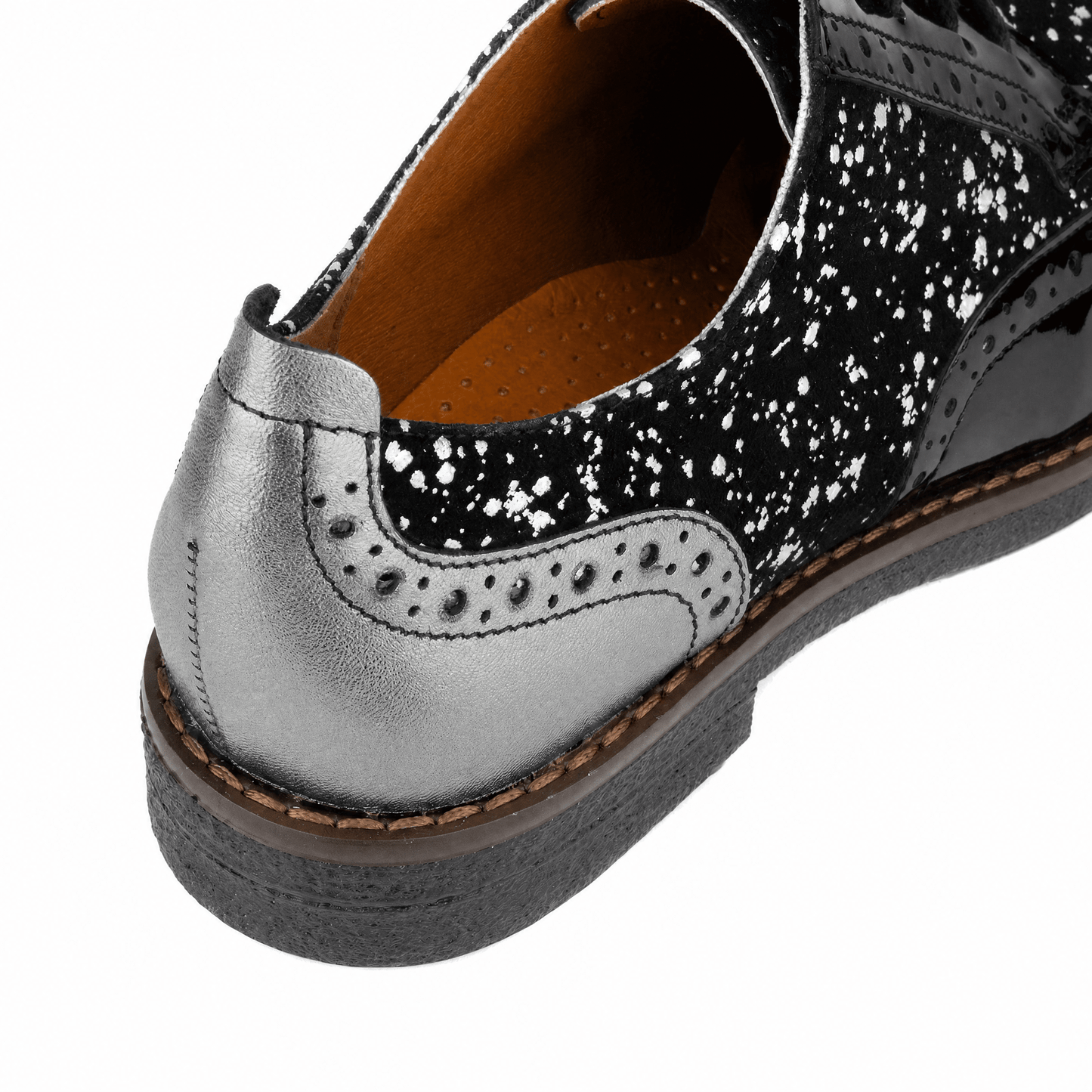 The Artist - Black & Silver Drops Womens Shoes Embassy London 