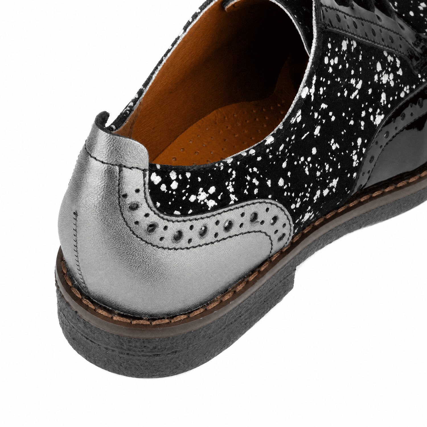 The Artist - Black & Silver Drops Womens Shoes Embassy London 