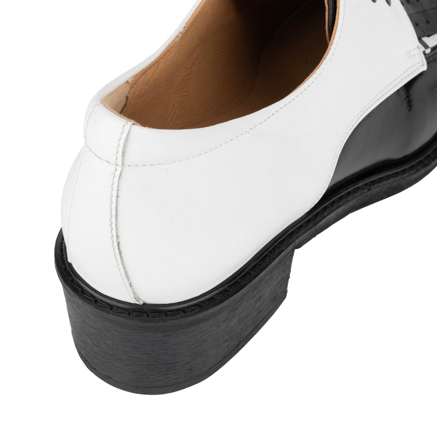 Retro Tone - Black & White Hexa Womens Heels Embassy London 
