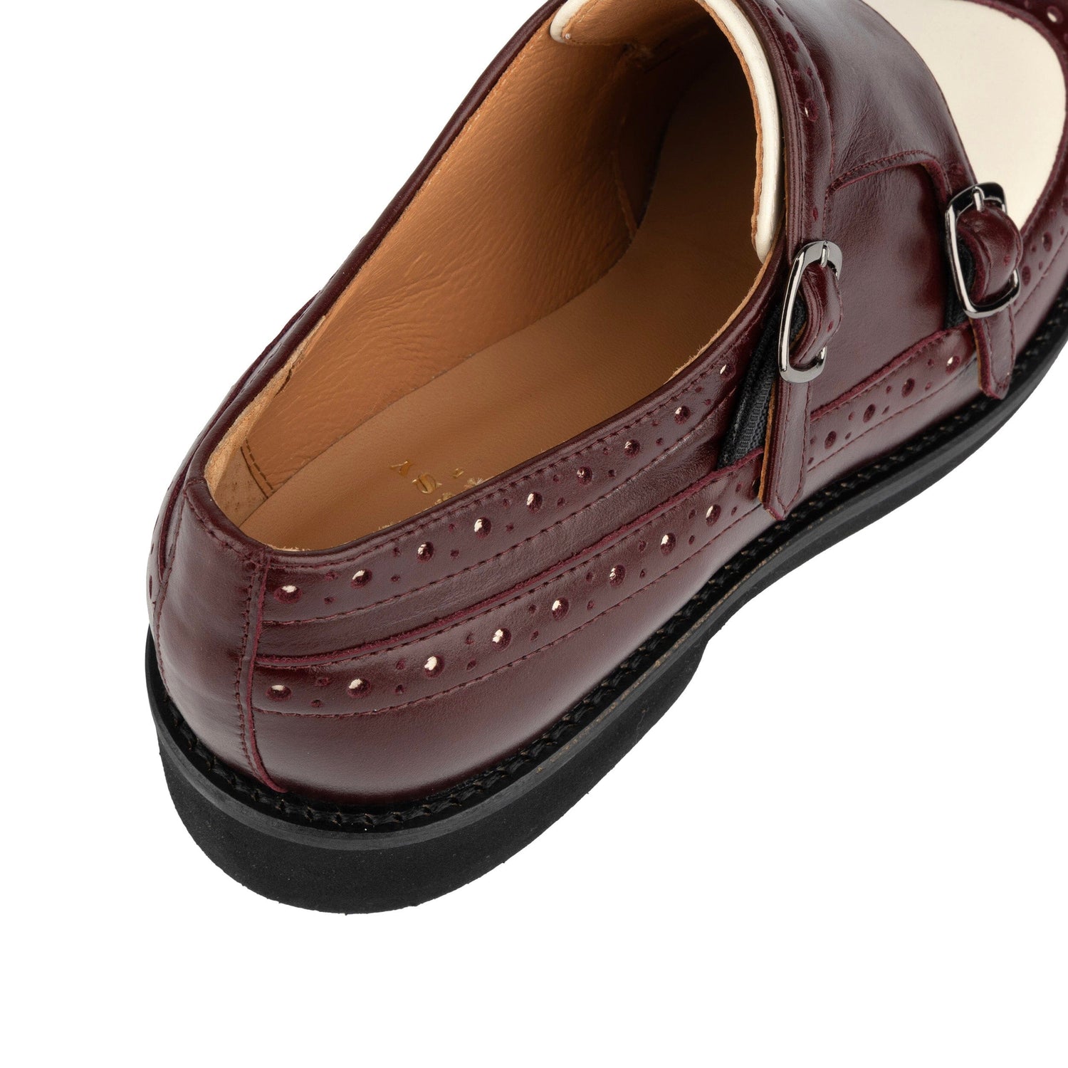 Women’s Slip-On Loafers Burgundy Cream Embassy London Windsor UK 4 / EU 37 / US 6