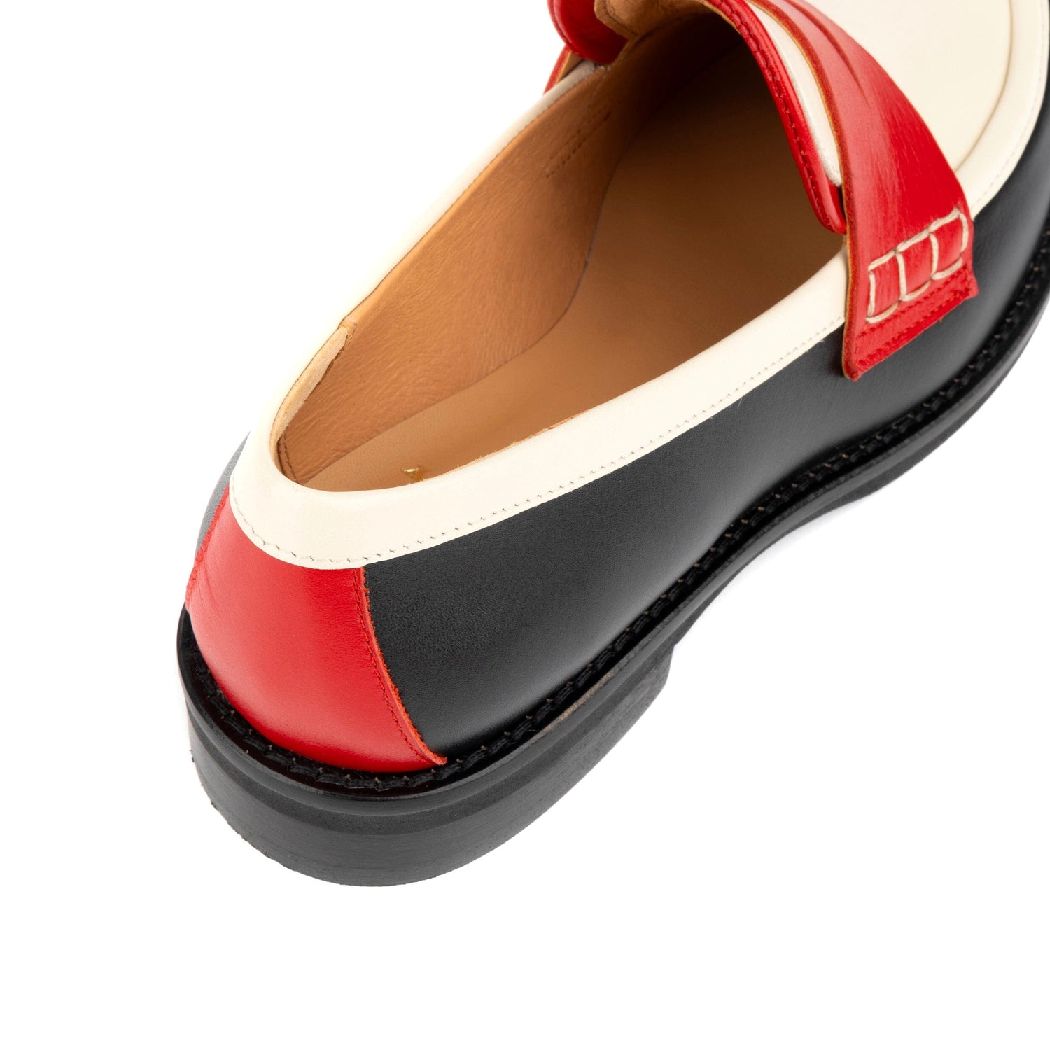 Kay - Red & Cream Womens Loafers Embassy London 