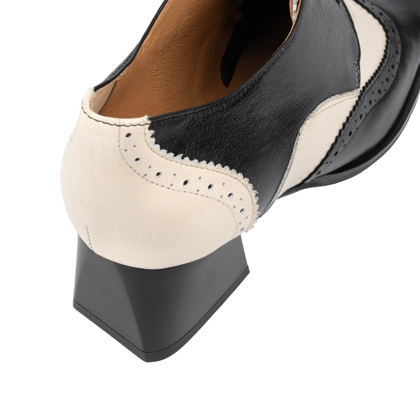 Ziggy - Black & Cream Womens Heels Embassy London 