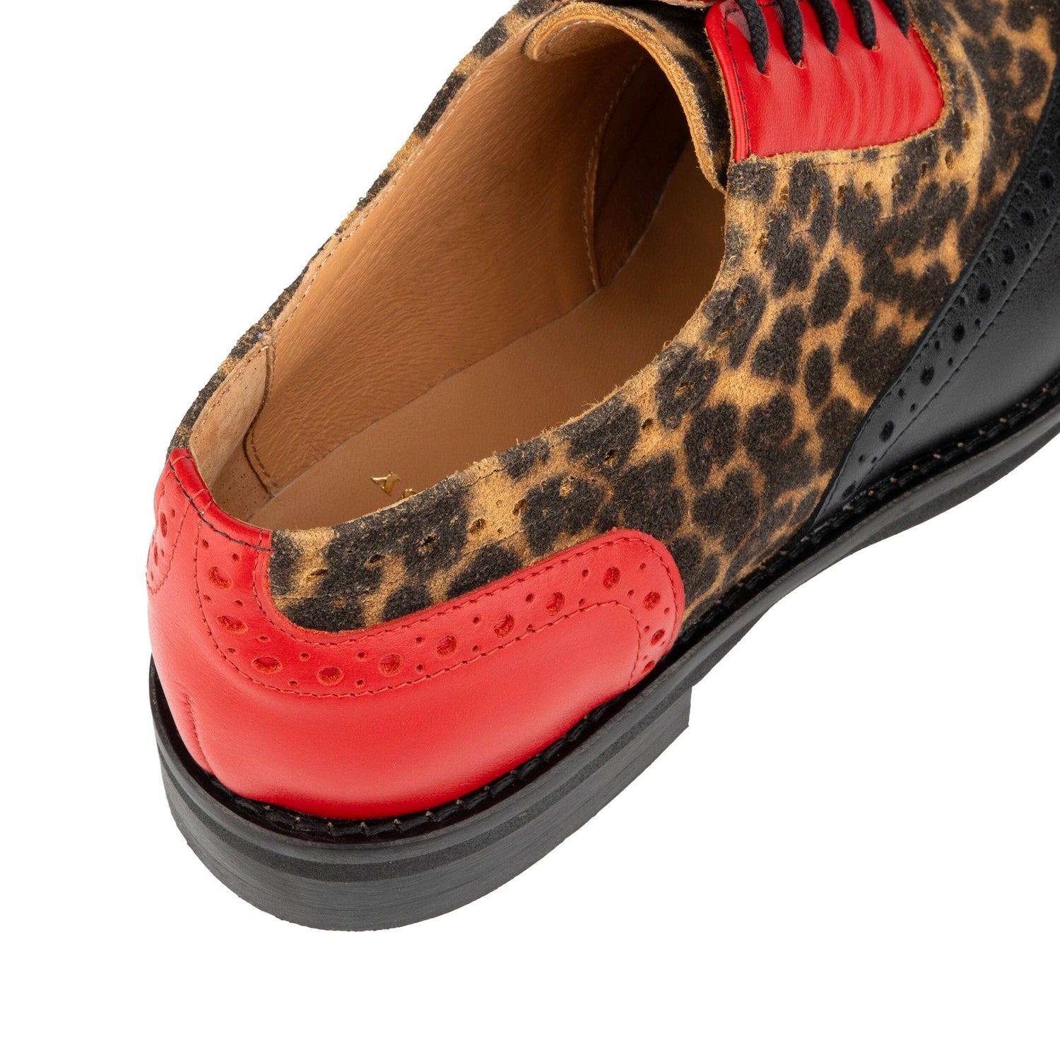 Vivienne - Leopard & Red Womens Shoes Embassy London 