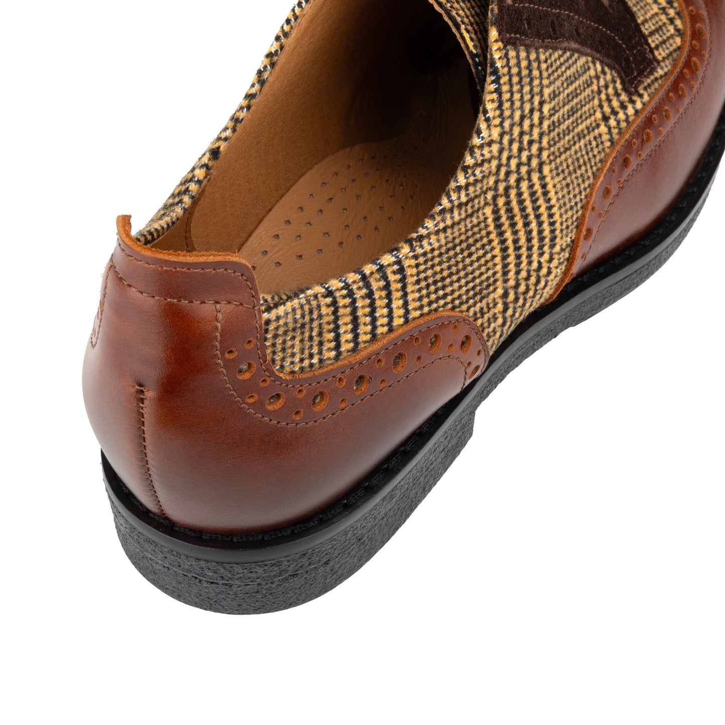 The Artist - Brown & Brown Check Womens Shoes Embassy London 