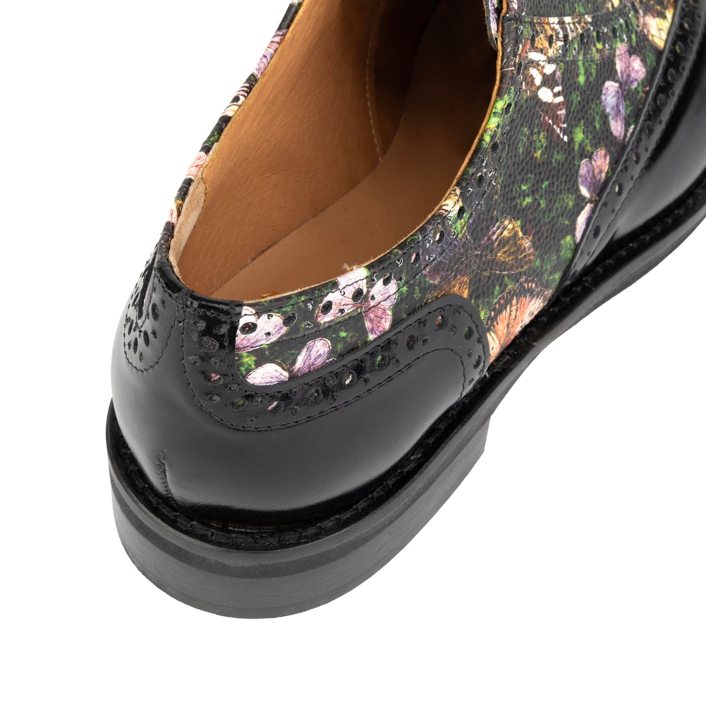 Vivienne - Black & Butterfly Multi Womens Shoes Embassy London 