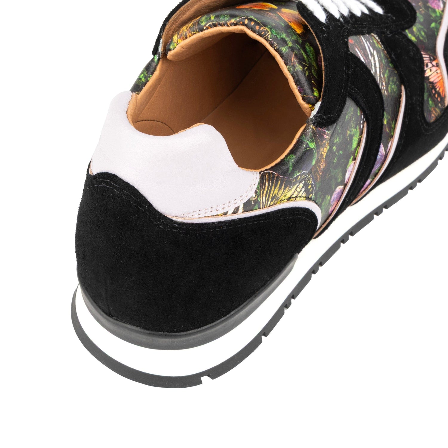 Savana - Black & Butterfly Multi Womens Trainers Embassy London 