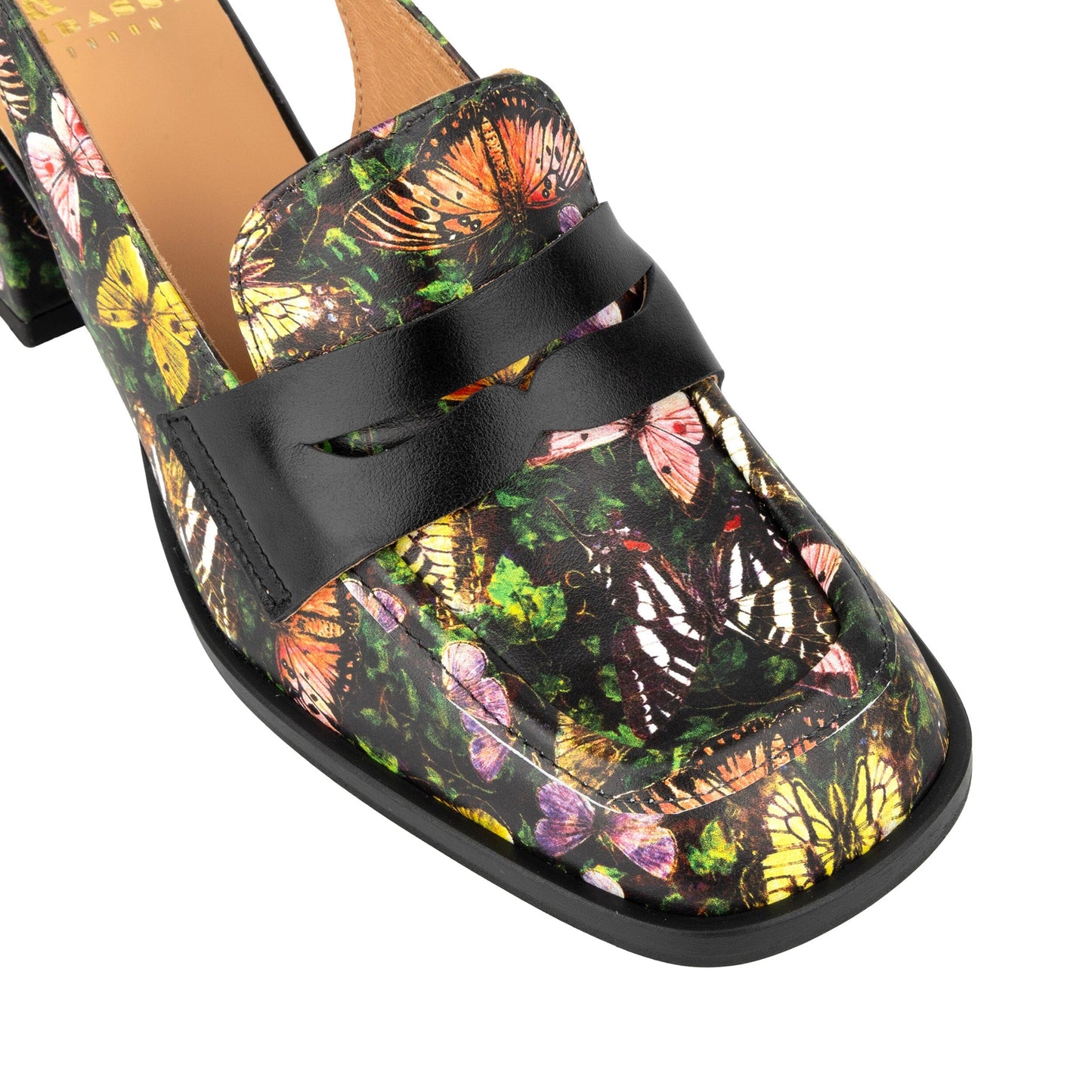 Diana - Black & Butterfly Multi Womens Heels Embassy London 