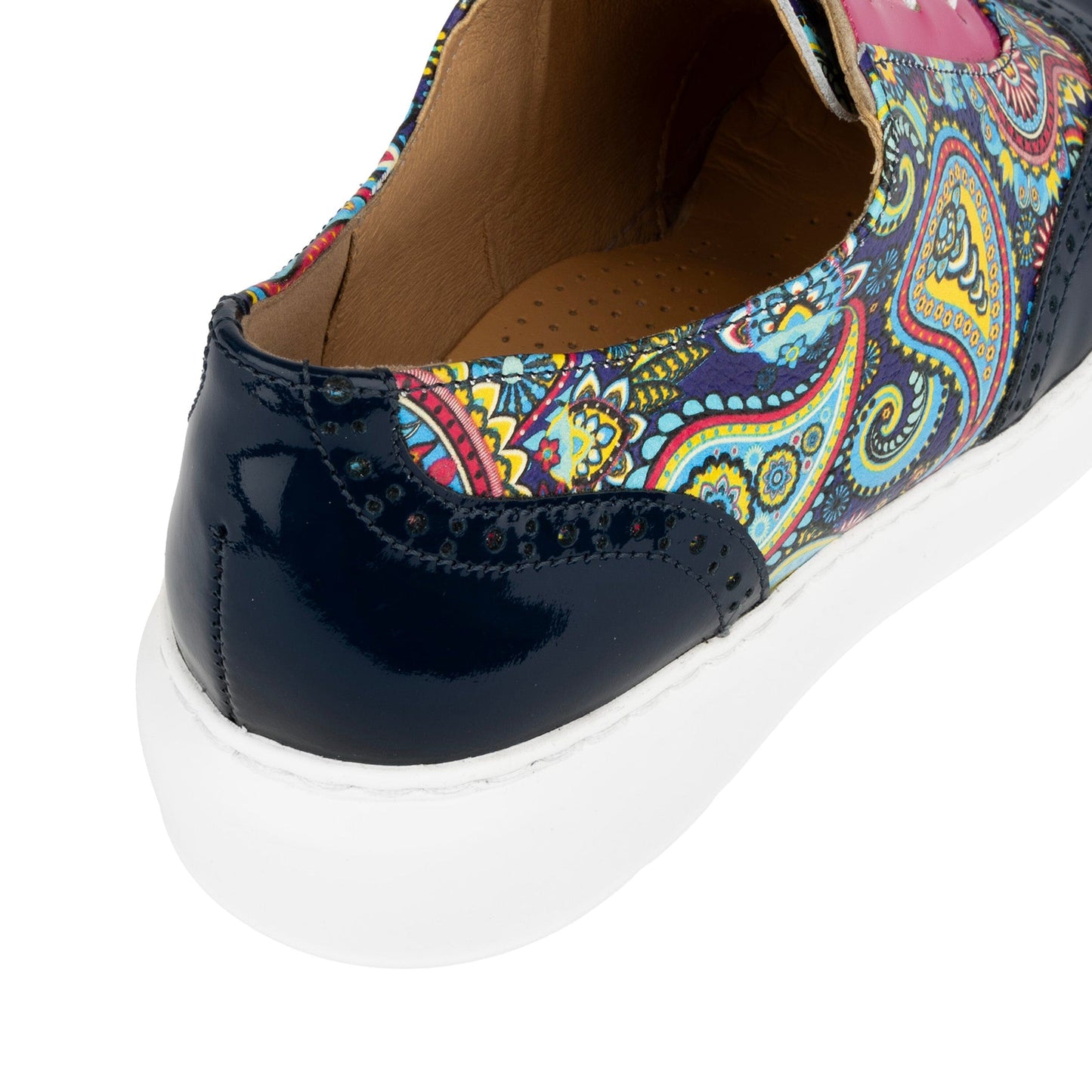 Colorado - Navy & Summer Signature Print Womens Trainers Embassy London 