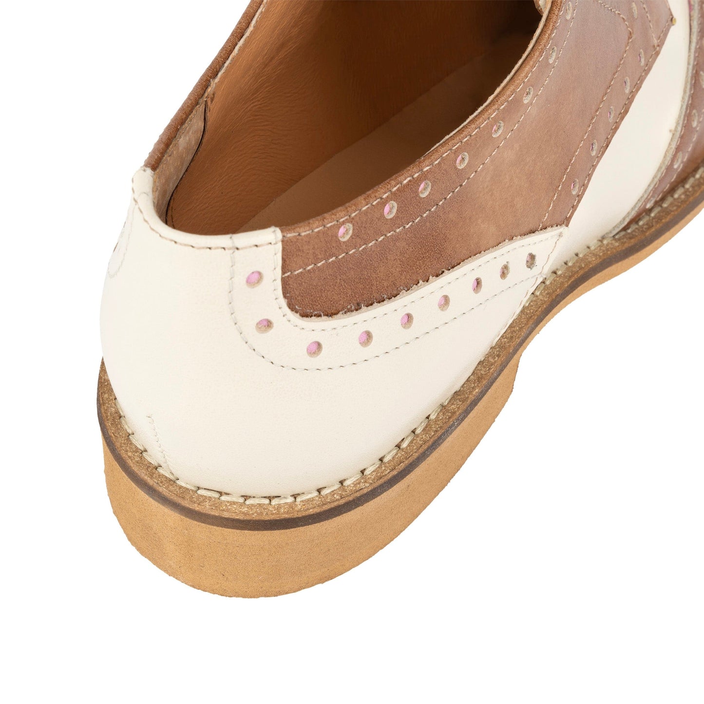 Eton - Tan & Off White Womens Shoes Embassy London 