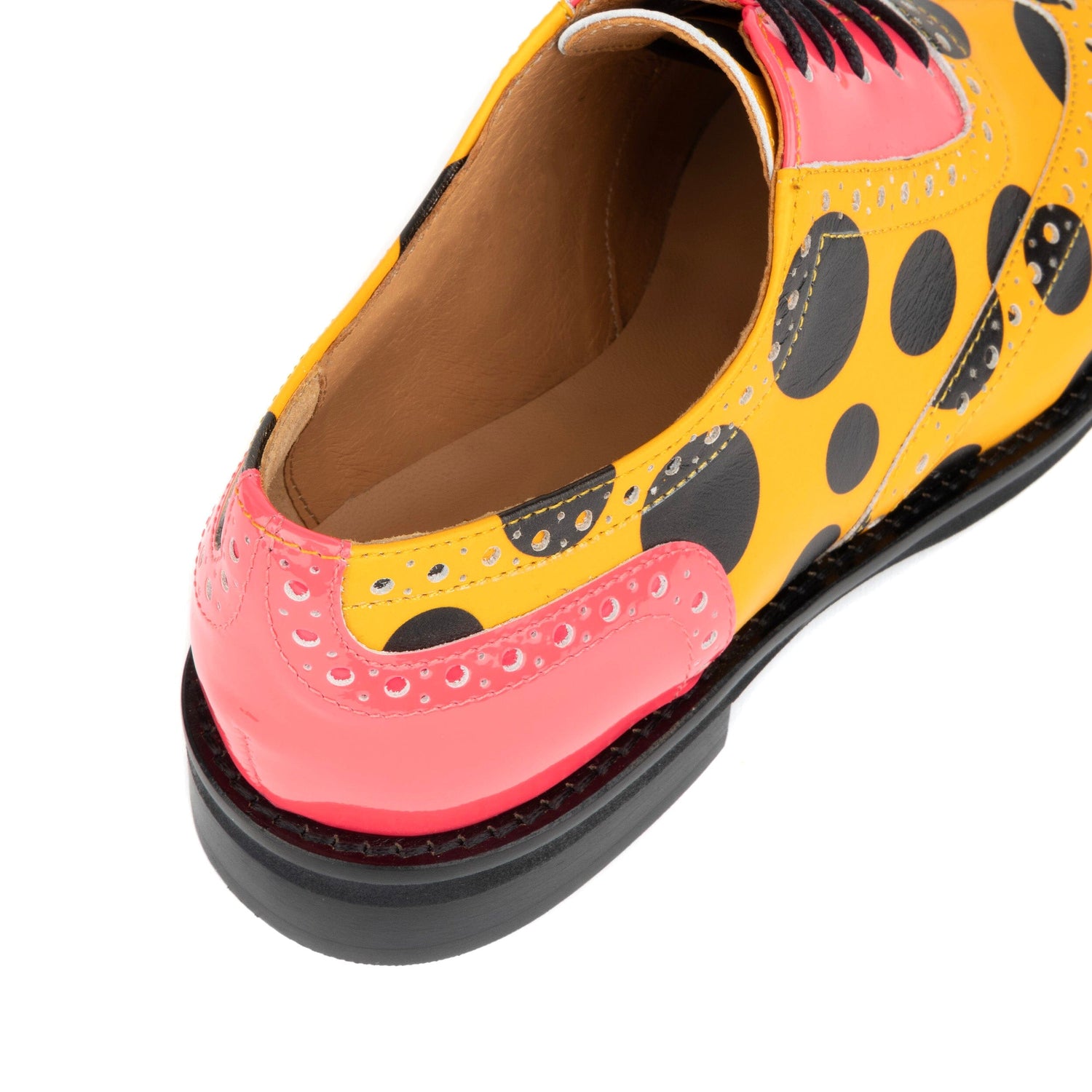 Vivienne - Orange & Black & Pink Womens Shoes Embassy London 