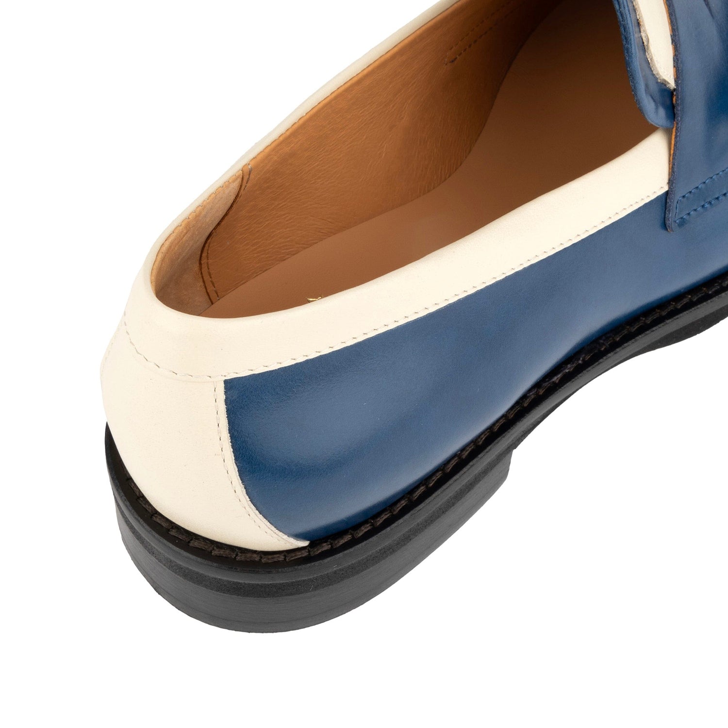 Kay - Navy & Cream Womens Loafers Embassy London 