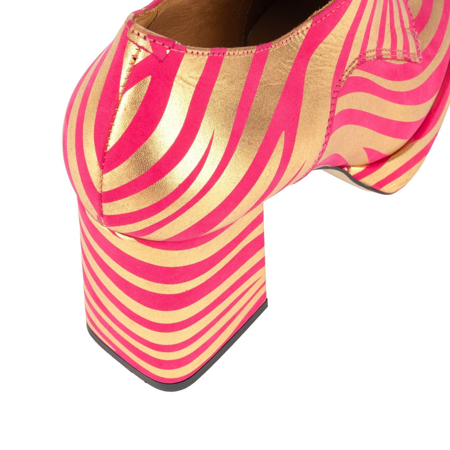 Roulette Platform - Pink & Gold Womens Heels Embassy London 