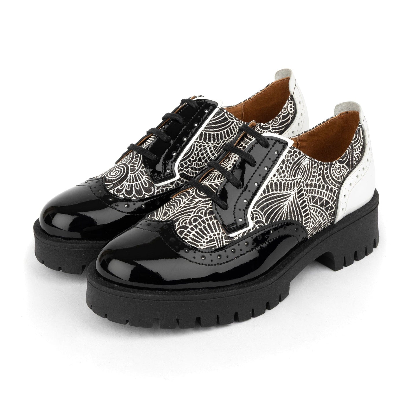 Artisan - Black & White & Graphic Print Womens Shoes Embassy London 