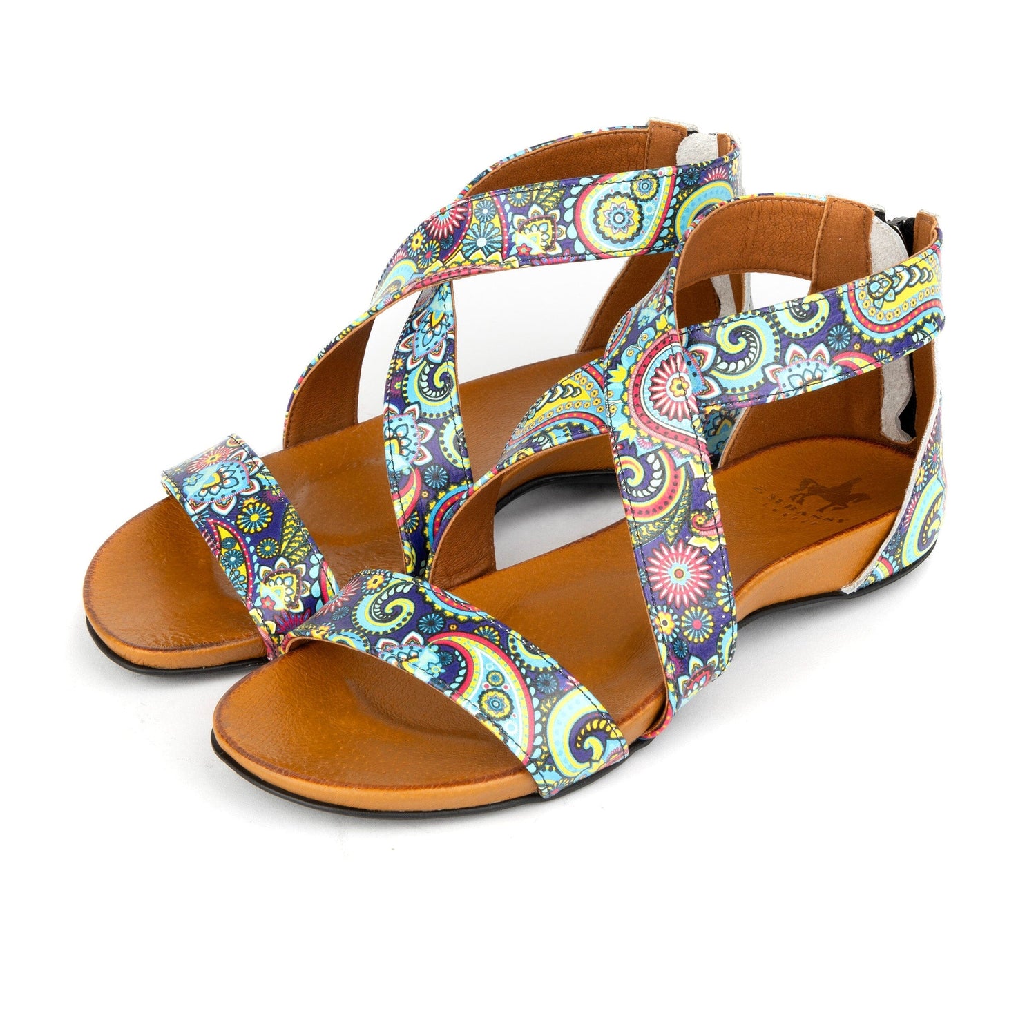 Isabella - Summer Signature Print Womens Sandals Embassy London 