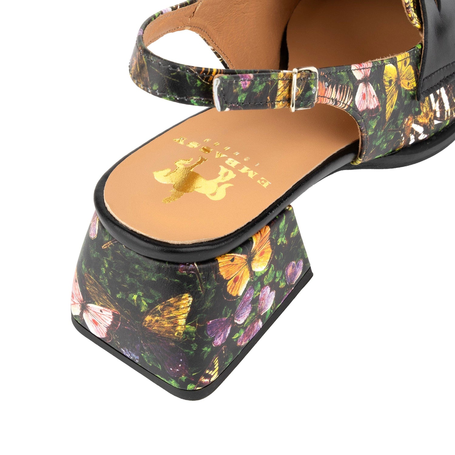Diana - Black & Butterfly Multi Womens Heels Embassy London 