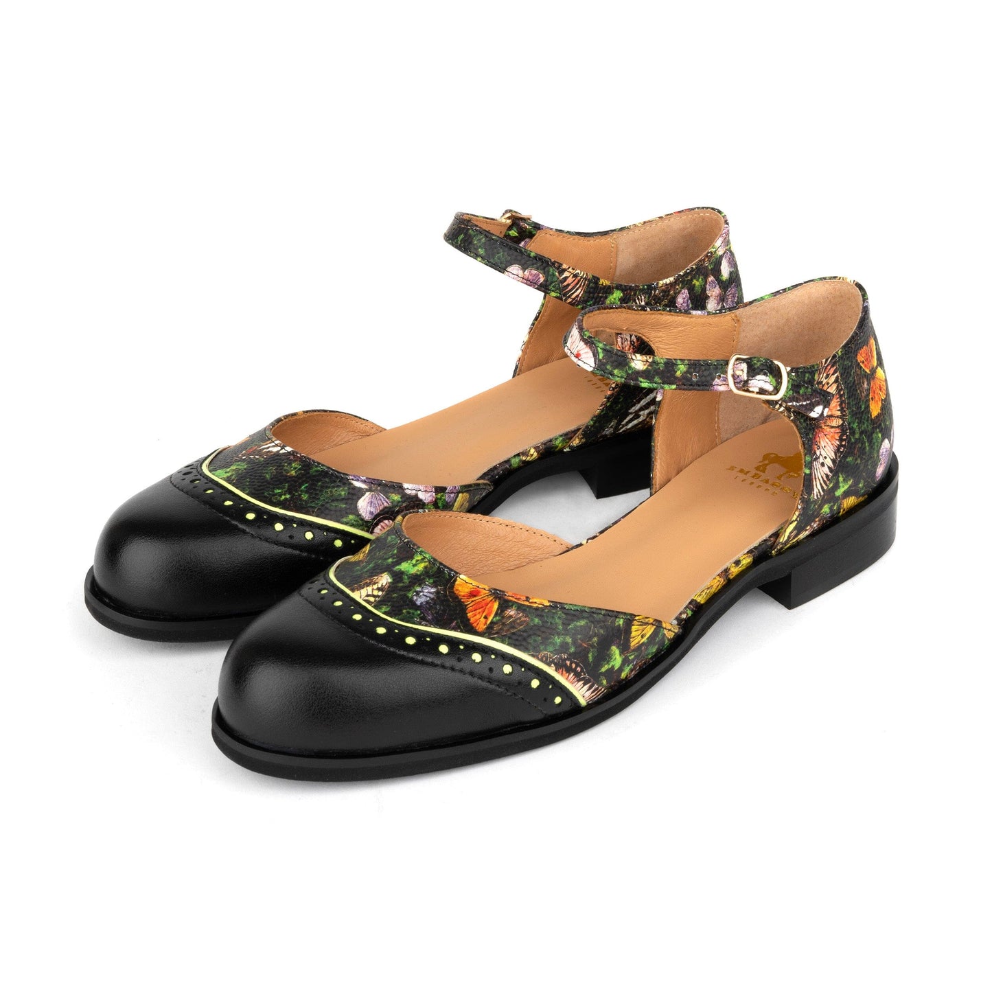 Gigot - Black & Butterfly Multi Womens Sandals Embassy London 