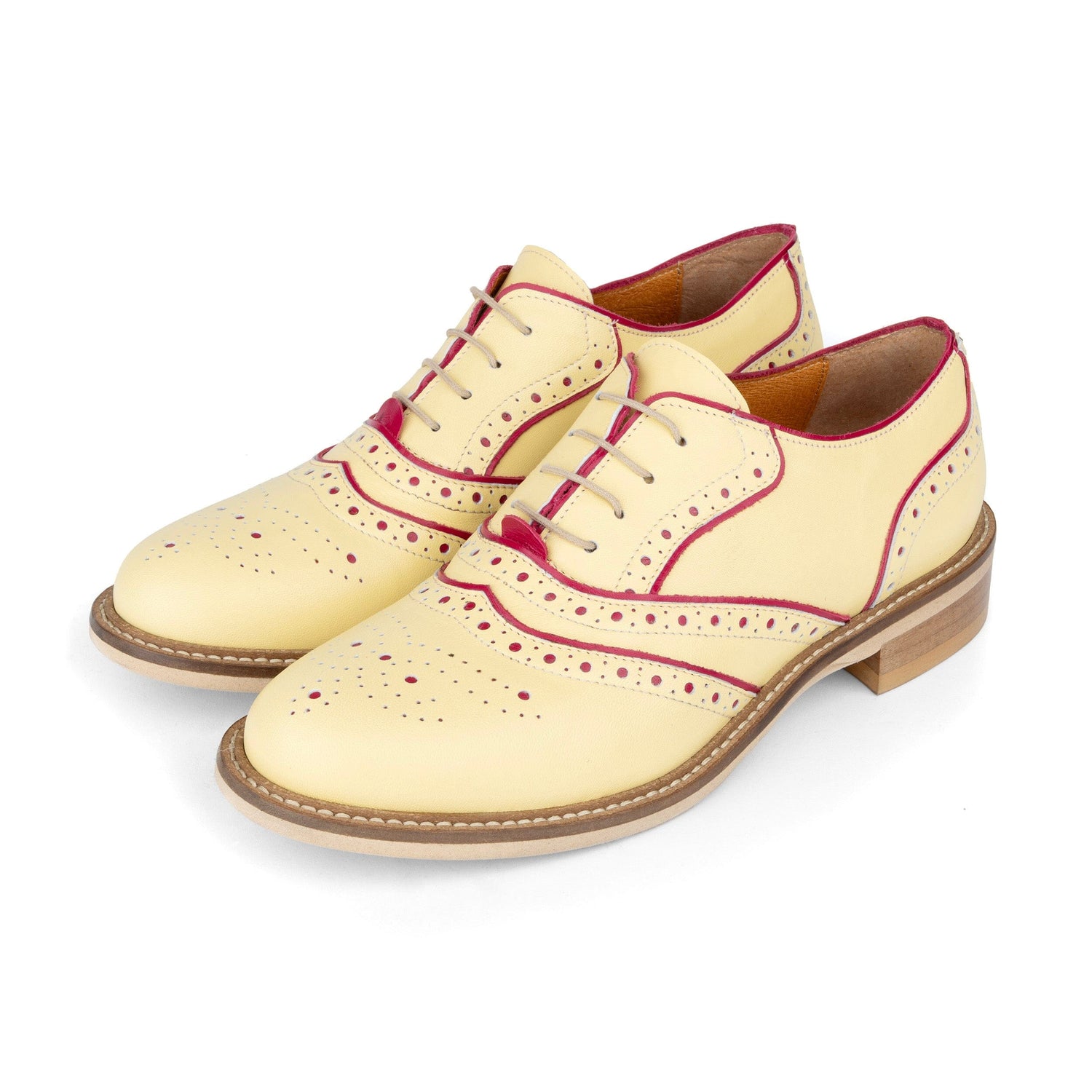 Brick Lane - Pastel Yellow Womens Shoes Embassy London 