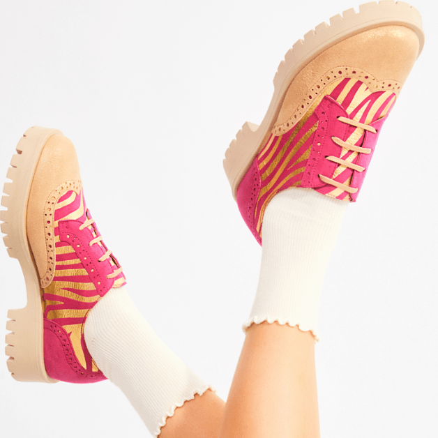 Artisan - Pink & Gold Womens Shoes Embassy London 