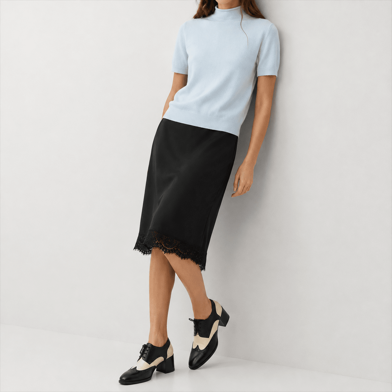 Ziggy - Black & Cream Womens Heels Embassy London 