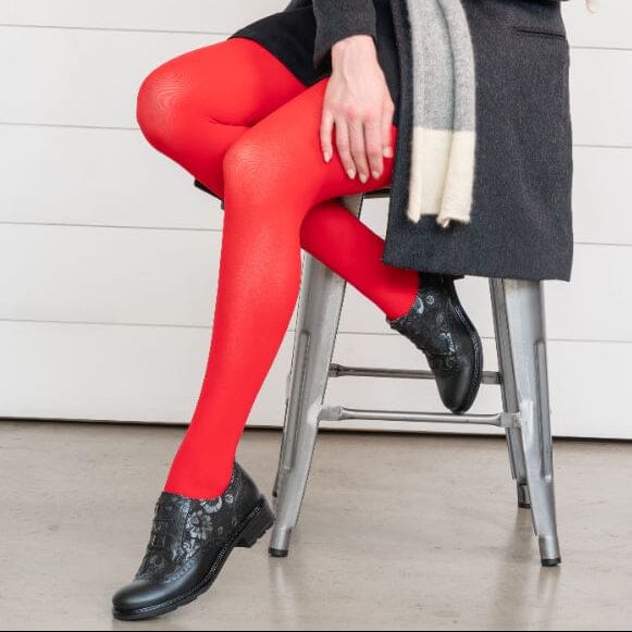 Camden - Black Emboss Womens Shoes Embassy London 