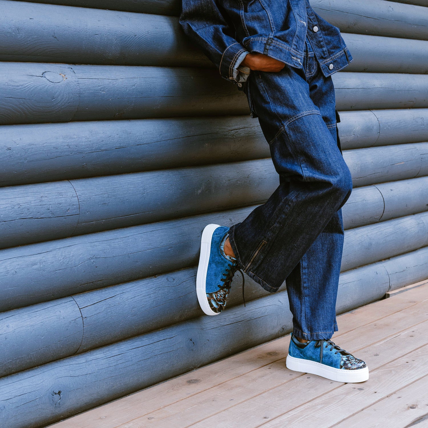 Camila Blue Blue Flowers