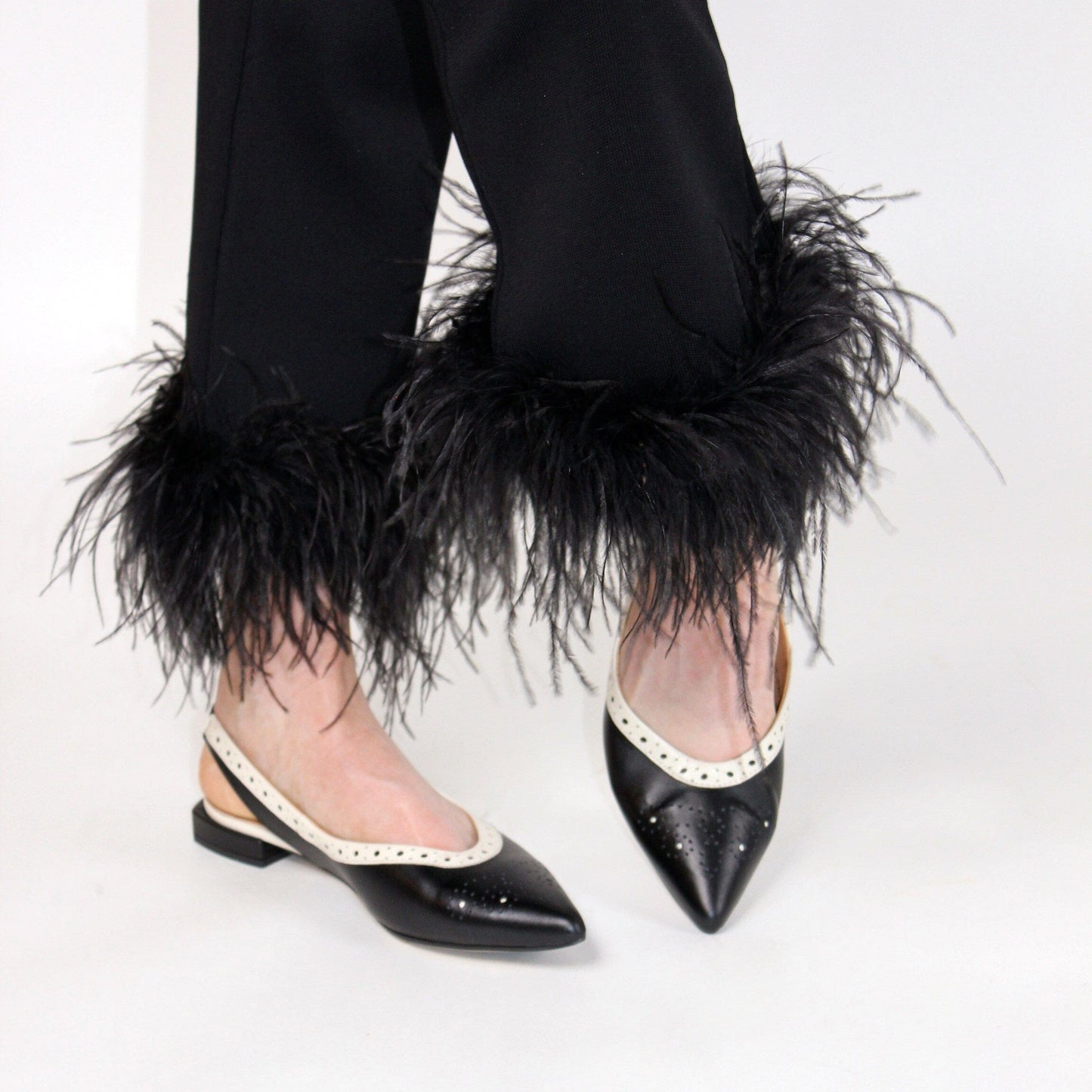 Holly - Black & Cream Womens Sandals Embassy London 