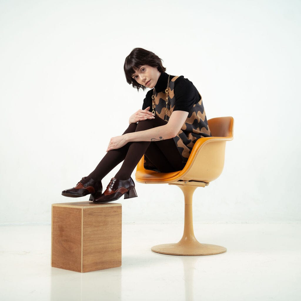 Ziggy - Brown Mix Womens Heels Embassy London 