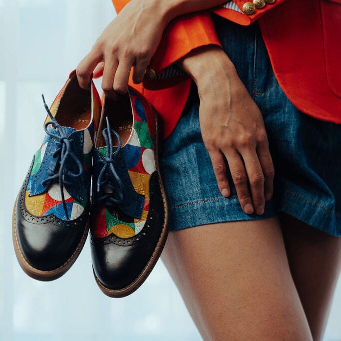 The Artist - Black & Red Groovy Womens Shoes Embassy London 
