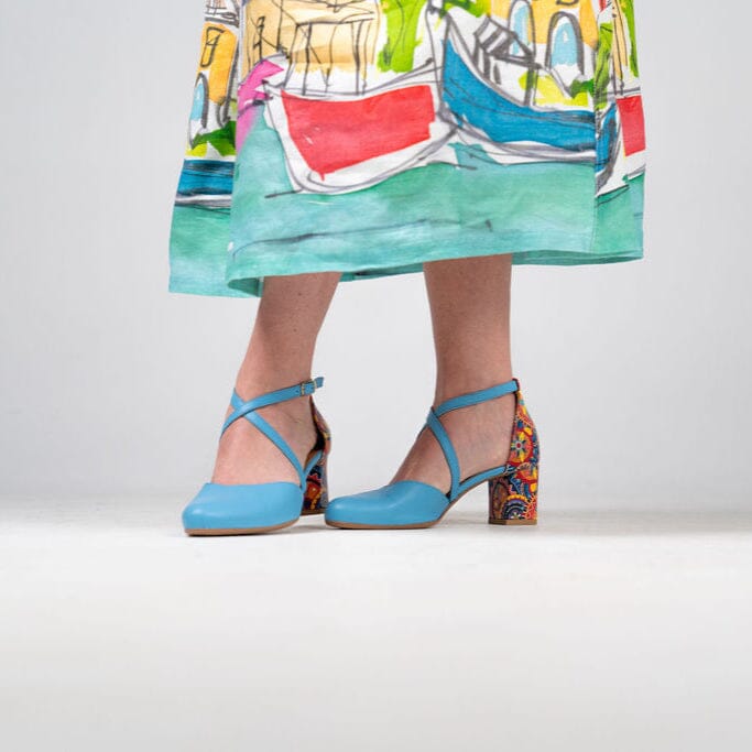 Dannii - Light Blue Signature Womens Heels Embassy London 