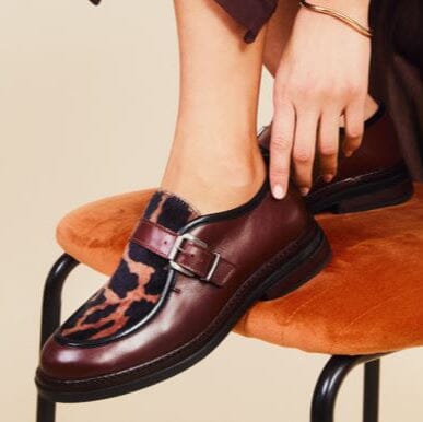 Strapp - Brown & Cow Womens Loafers Embassy London 
