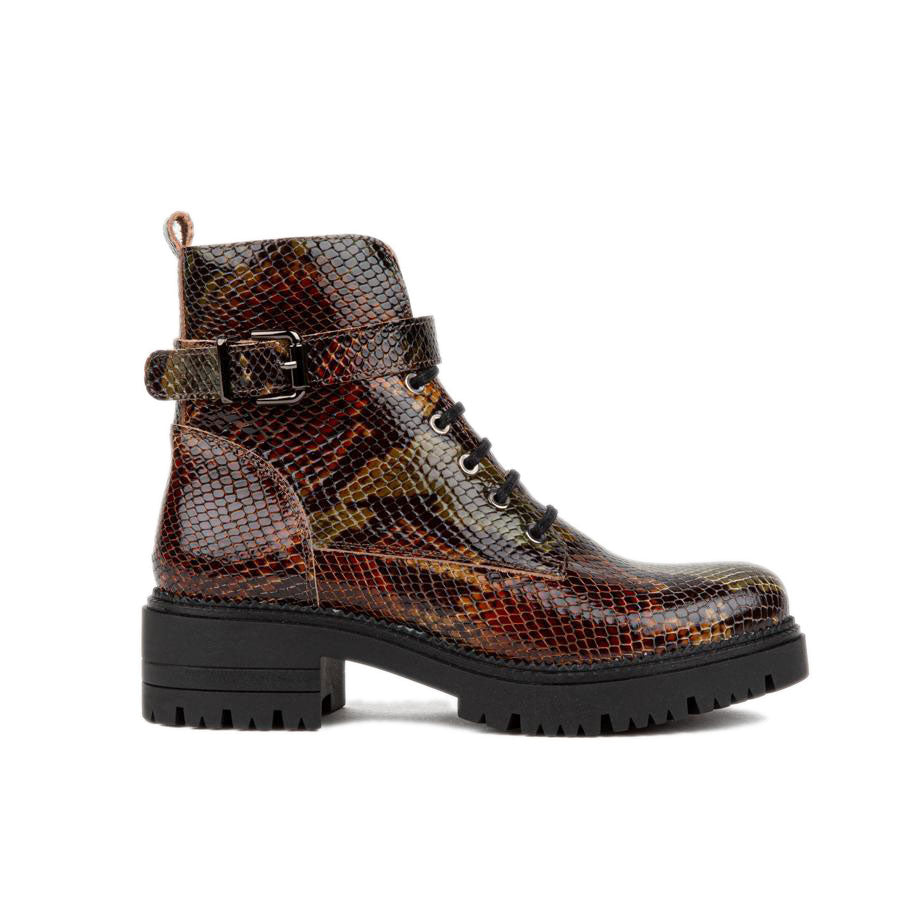 Hayley - Snake Print Ankle Boots Embassy London 
