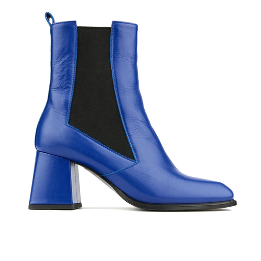 Claudia - Bright Blue Ankle Boots Embassy London 