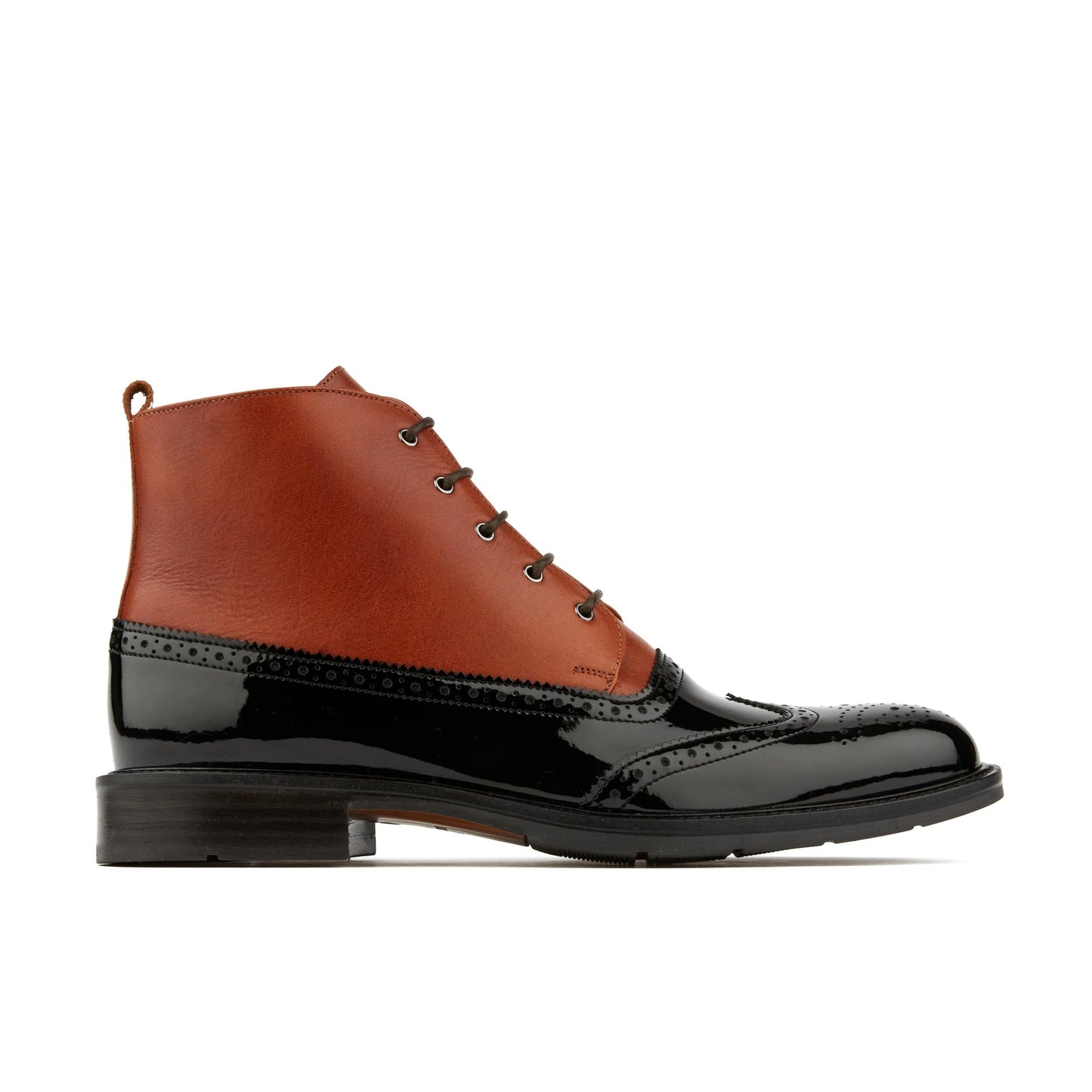 William - Black & Tan Ankle Boots Embassy London 