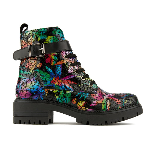 Hayley - Dark Tropical Ankle Boots Embassy London 