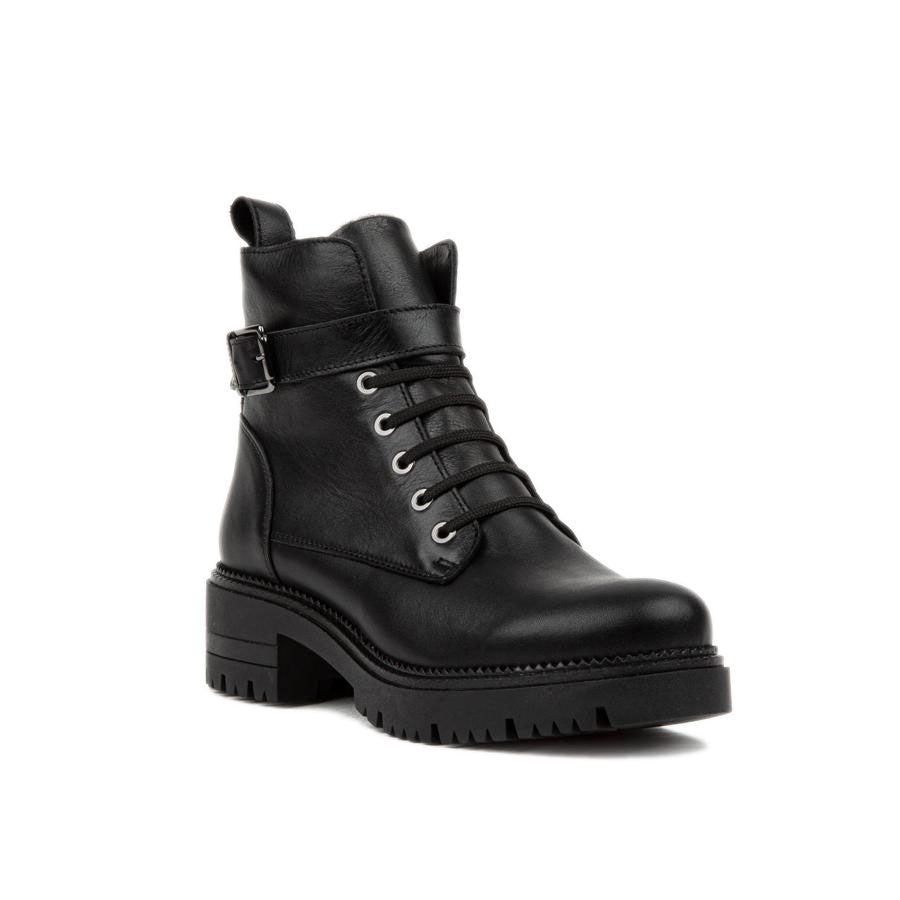 Hayley - Black Ankle Boots Embassy London 
