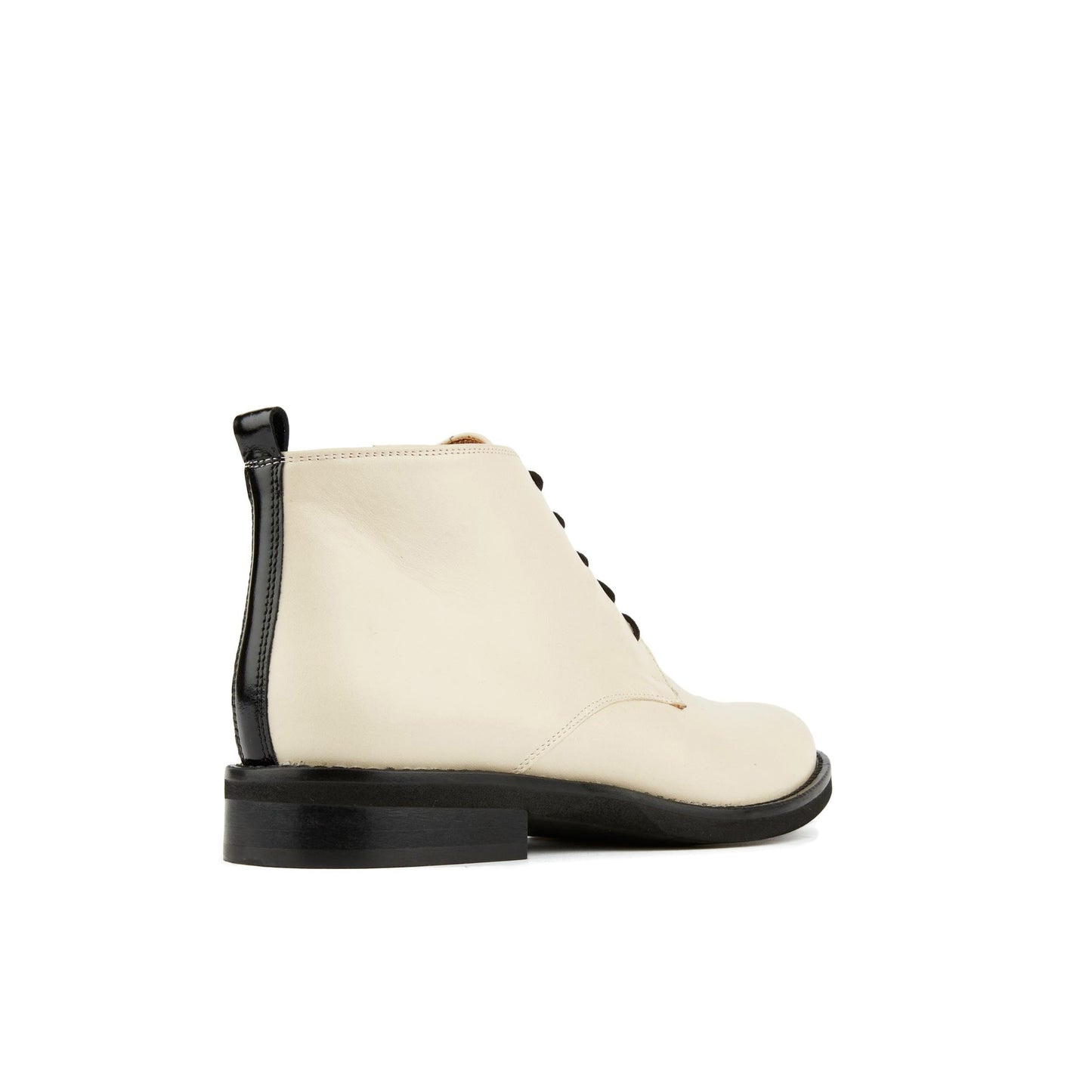 Stella - Black & Cream Ankle Boots Embassy London 